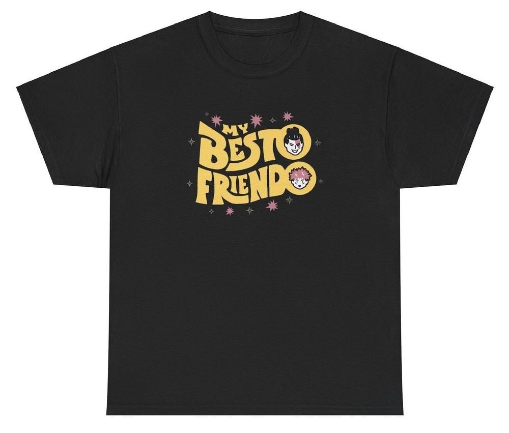 My Besto Friendo T Shirt, Anime Lover Friend Gift for Him Graphic Tee Unisex T-Shirt M