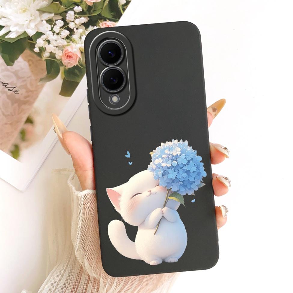 For Samsung S25 Edge 5G SM-S937U SM-S937B Casing For Samsung Galaxy S25 Edge 5G Cover Silicon Fashion Cartoon Cute Funny Painted