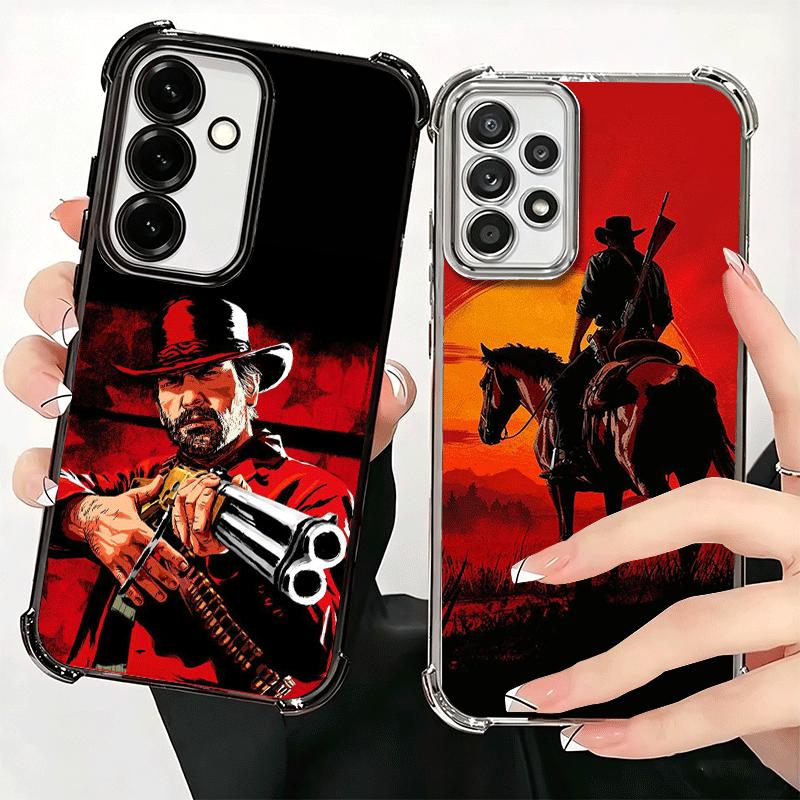Red Dead R-Redemption Soft Phone Case For Samsung A17 A27 A07 A37 A57 A16 A56 A15 A55 A14 A54 A13 A53 A26 A36 A25 A35 A24 A34 A2