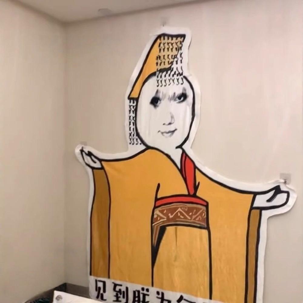 Flannel Emperor Dragon Blanket Fade-resistant Skin-friendly Chinese Meme Blanket Soft Bed Sleep Sofa Throw Blanket Living Room