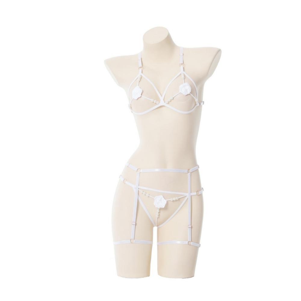 Whispering Under The Moon, Charming Mini Flower Sex Set, Three-point Cute Wholesale 9308