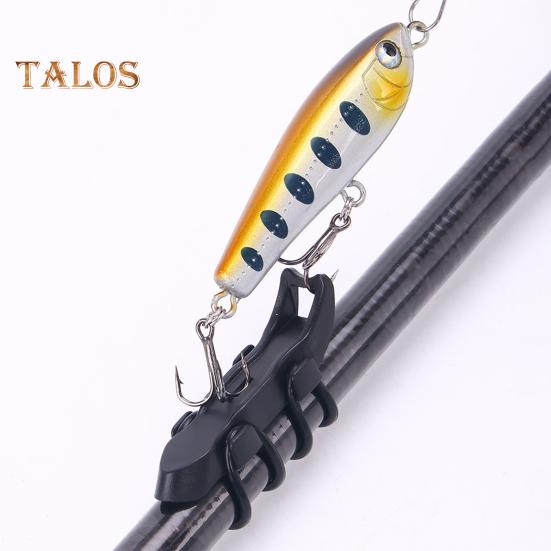 1/2/3Pcs Magnetic Fishing Lure Hook Holder with Rubber Rings Bait Hook Without Hole Holder Automatic Fishook Keeper Outdoor Fishing Accessories