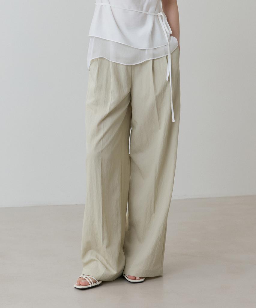 TOWAV Kaia Tuck Slacks_Beige