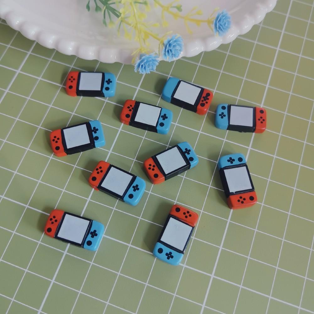 Cartoon Resin Game Controller Flat Back Cabochon Phone Case Deco Parts Character DIY Hair Bows Accessories