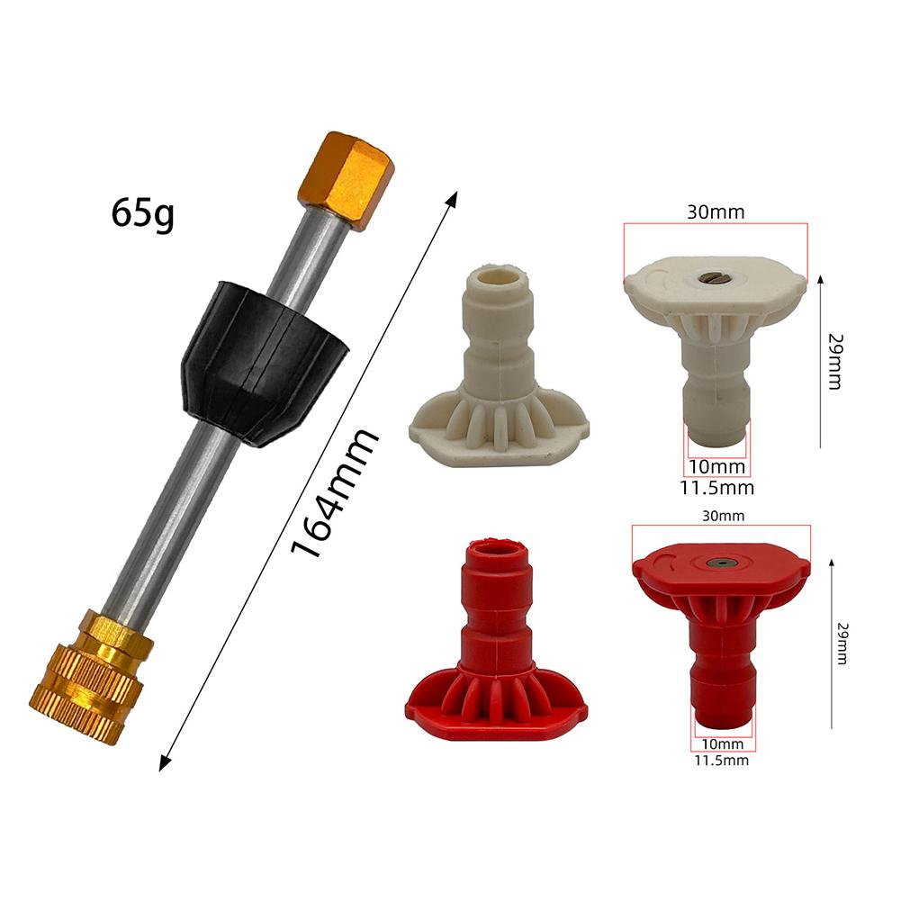Car Washer Extension Pressure Spray Lance Secure Adapter Versatile Compatibility Pressure Washer Hose Adapter Connector China Mainland