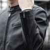 Neue Top-Lederjacke PU-Ledermantel Weiches Leder Herren Herbst und Winter Leichtes Business Casual Stehkragen Einfache und vielseitige Herrenjacke