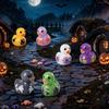 30 st/set Tecknad Stil Miniatyr Anka Prydnad Ministorlek Halloween Dekoration Krukväxter