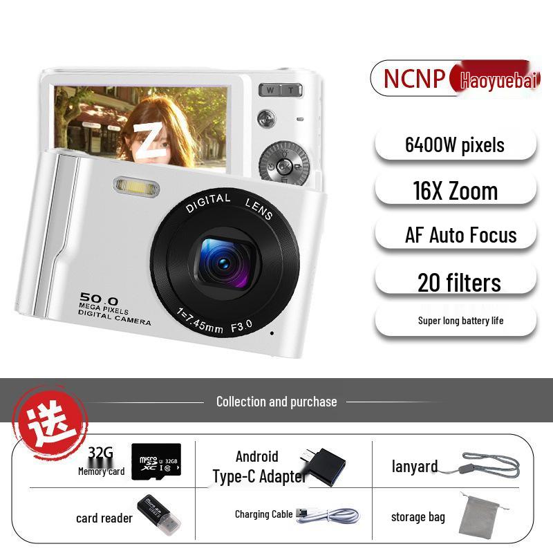 NCNPccd HD Micro Digital Camera for Students and Travelers