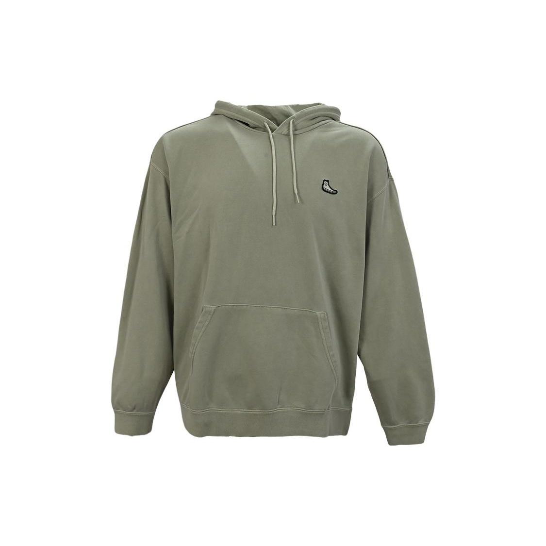Converse Go To Embroidered Sneaker Patch Hoodie Asia Sizing Green Men s 10025456-A05 XL