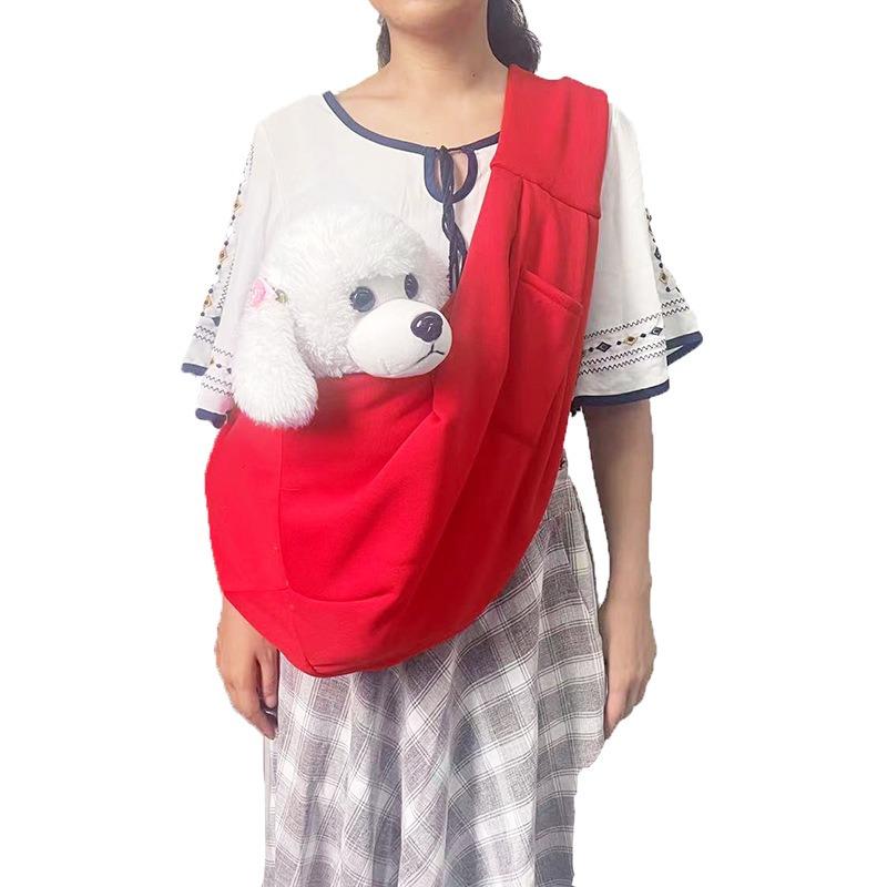 New Foldable Cat Bag, Single-shoulder Crossbody Dog Backpack, Portable Large-capacity Pet Bag for Going Out