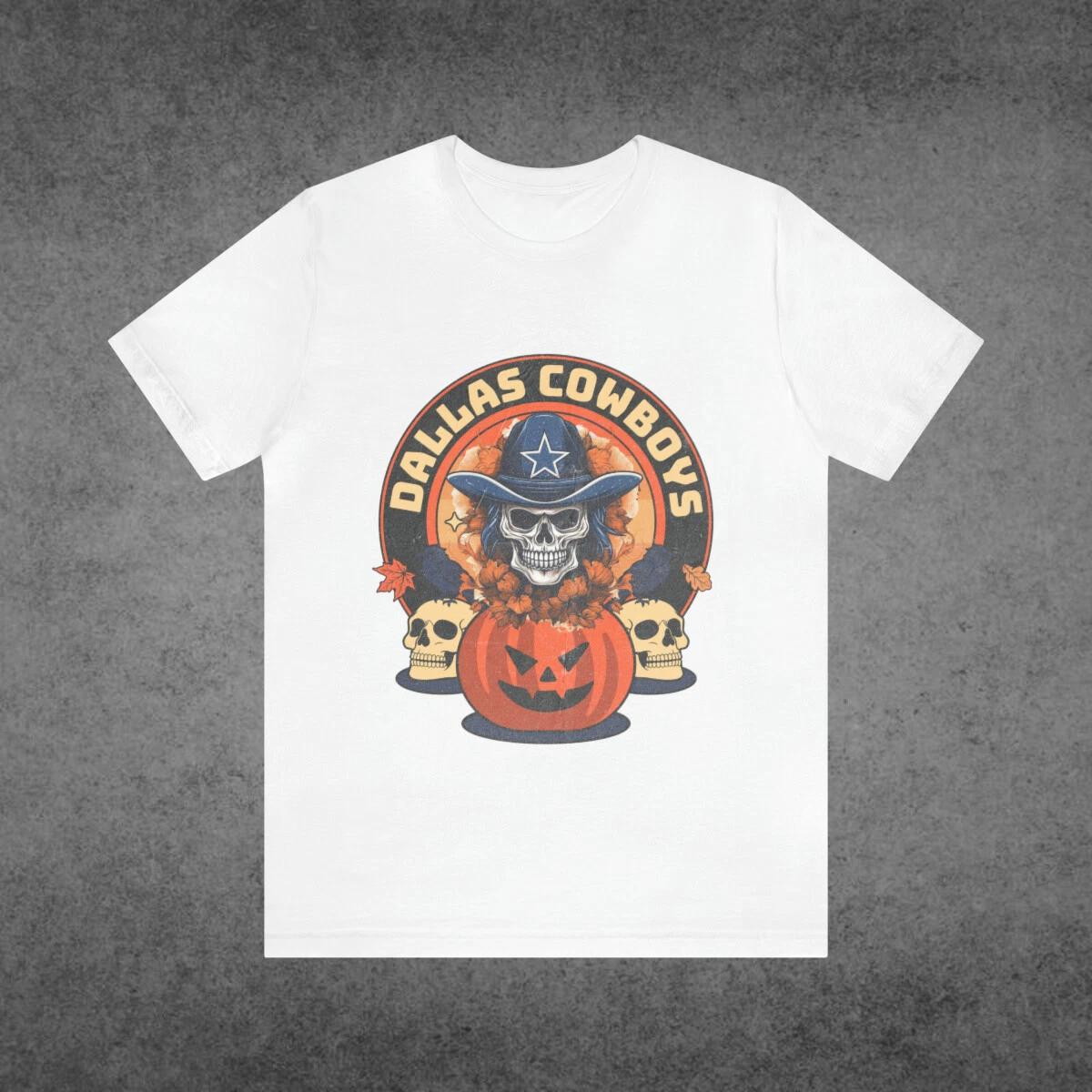 Хэллоуинская футболка Dallas Cowboys - Жуткий командный дух 4XL