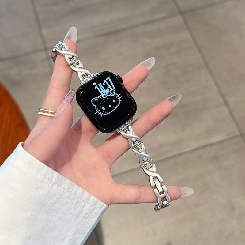 11th Gen Apple Watch 109876E Band, Huawei GT6 Inlaid Diamond Chain, Xiaomi 9PRO