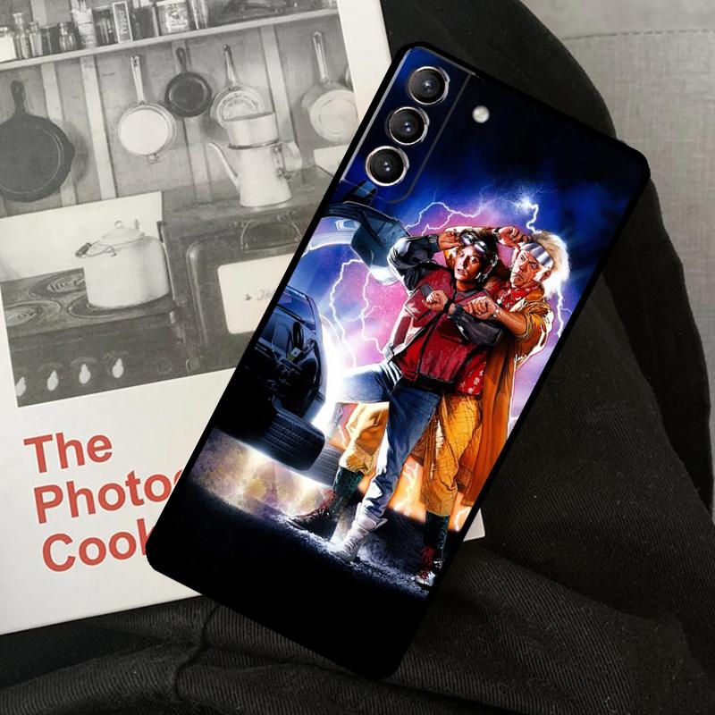 

Back to the Future Movie Phone Case For Samsung Galaxy S24 Ultra S22 S23 S20 S21 S24 FE S9 S10 Plus Note 10 20 Ultra Galaxy S24