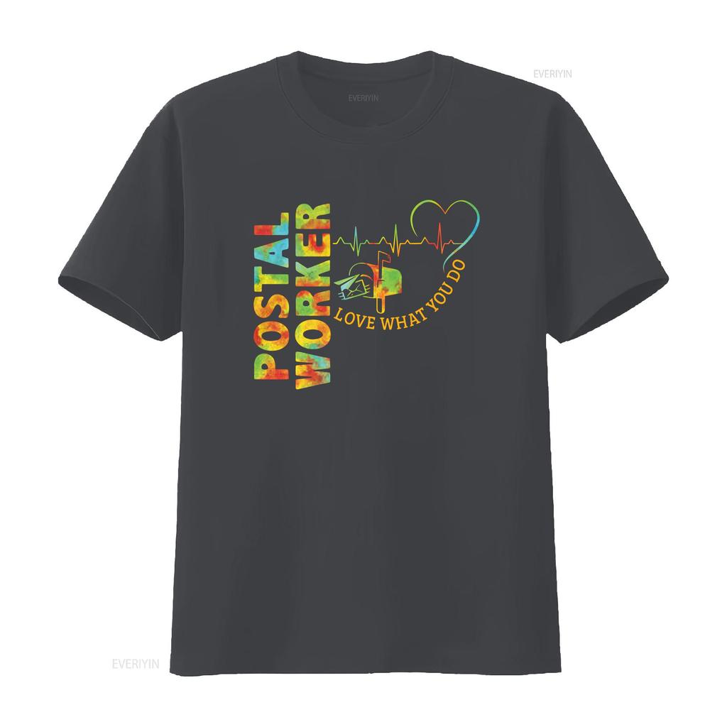 Postal Worker T Shirt Vintage Washed Stylish Breathable Fashion Versatile Graphic Unisex Soft Slightly Designer Clothes