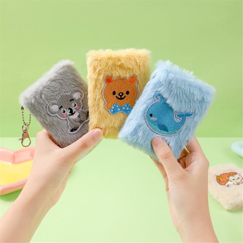 Mini Plush Writing Pad Ergonomic Pocket Notebook Recycled Paper Notepad For Office School Essential