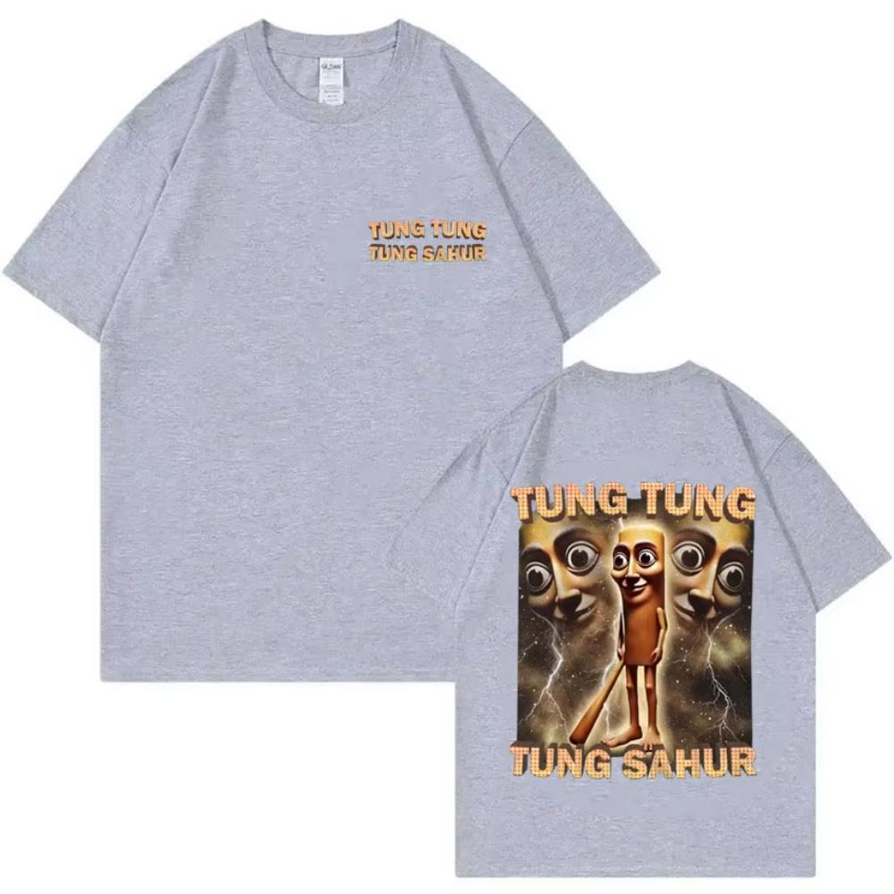 

Tung Tung Tung Sahur Funny Baseball Bat Meme Graphic Print T Shirt Men Casual Humor Style T Shirts Womens Summer ONeck Tshirt S
