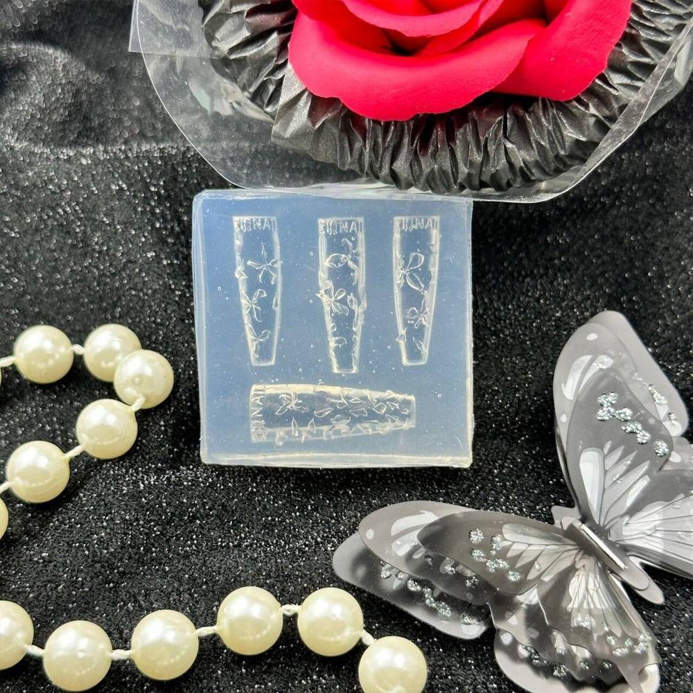 DIY Nailart Mold Silicone Petal Nail Design Resin Molds Creative 3D Flowers Nail Mold Nail Tools