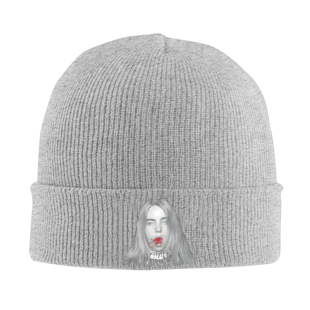 Billies Pop-Sänger Hüte Herbst Winter Mützen Mode Kappen Unisex Acryl Strickmütze
