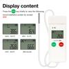 LCD Display USB Temp Data Logger 65000 Sets Datalogger PDF Report -30~70℃ Temperature Recorder for Food Medicine Cold Chain