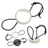 Diving Hand Mirror Portable Diving Rearview Mirror Adjustable Round Convex Diver Observe Mirror Diving Equipment for Cave Dive Drifting