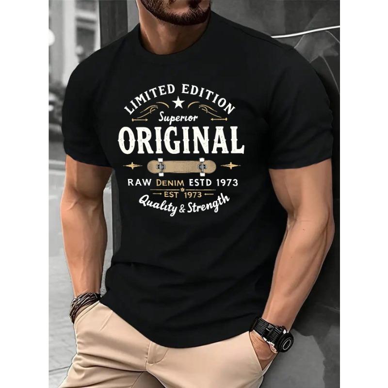 

Retro Street Trendy Letter Printed Men s and Women s T-shirts XS