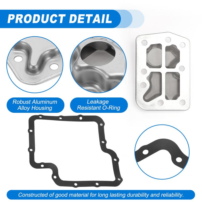 UXCELL JF402 Automatic Transmission Filter CVT Oil Cooler Filter Oil Pan Gasket Kit Fit for CHEVROLET SPARK No.4561102700