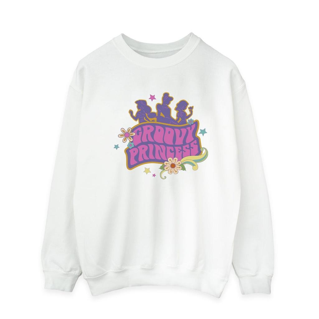 Disney Mens Princesses Groovy Princess Sweatshirt