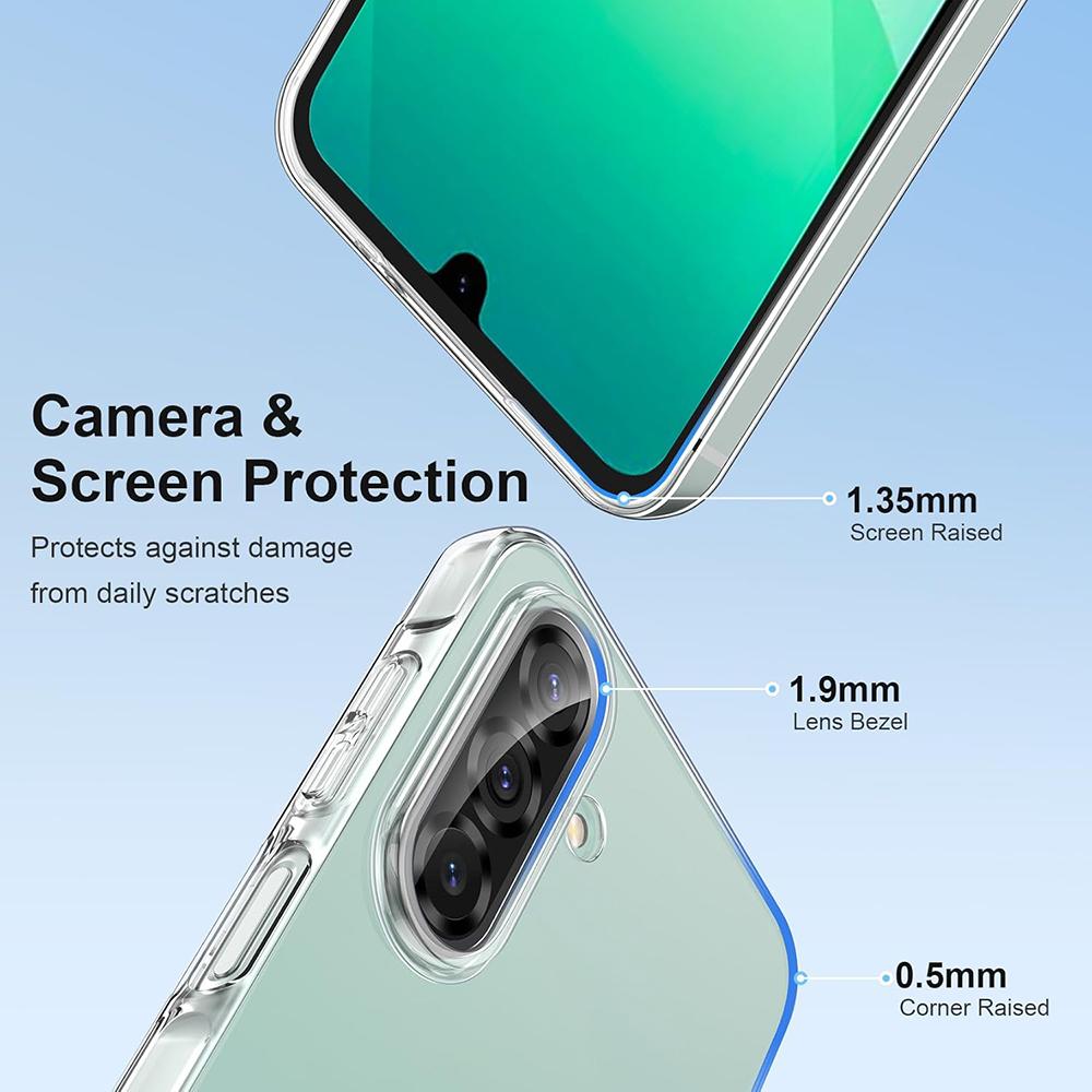 Ultra Thin Silicone Soft Case For Samsung A56 A36 A26 A16 A06 A55 A15 A35 A05s A25 A54 A34 A14 A53 A33 A23 A52 A72 Clear Cover
