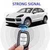 Carbon Fiber Smart Key Fob Cover Case Chain Ring For Hyundai Tucson Elantra Ioniq Sonata  Accessories