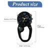 Carabiner Mountaineering Clip Keychain Clip Waterproof Analog Display Pendant Watch Pocket Watch for Men and Fashion Accessory Watch, Watch, Watch