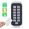 125KHz RFID Zutrittskontrolle Passwort Kartenleser Wiegand26 Metall Hintergrundbeleuchtete Tastatur Sicherheitszugang