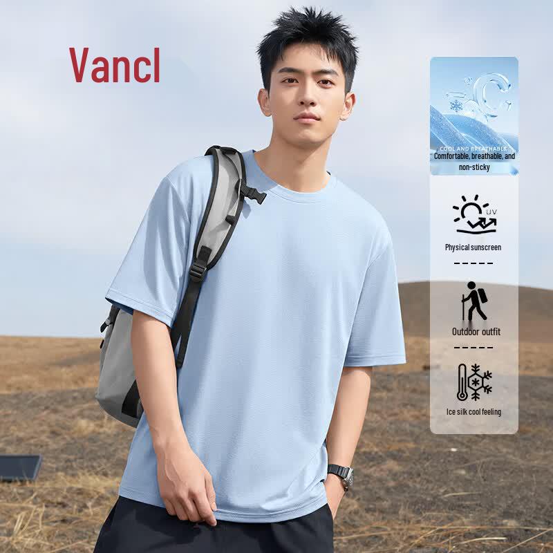 VANCL Men's Ice Silk Breathable Short Sleeve T-Shirt