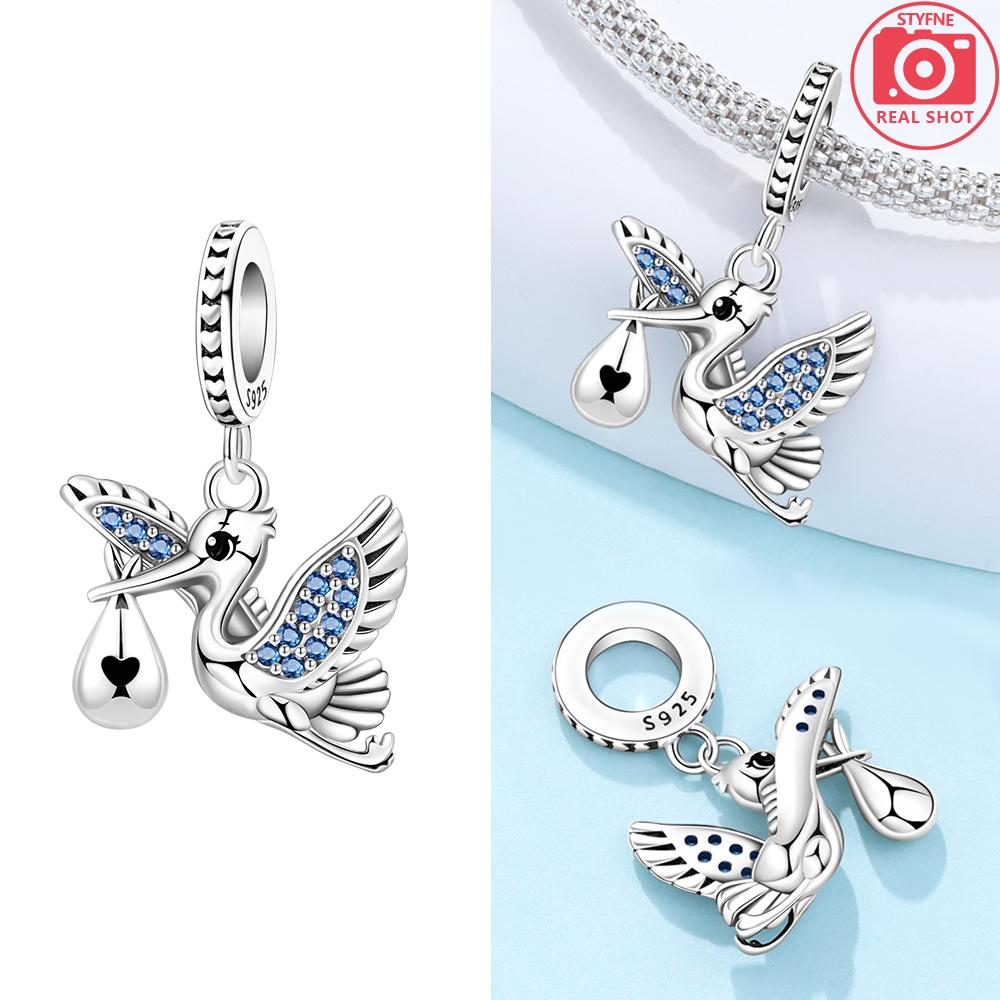 Anniversary Charms Copper Original Cute Lamb Mouse Cheese Animal Fox Dragonfly Beads Fit Bracelet Women Jewelry Diy Gift