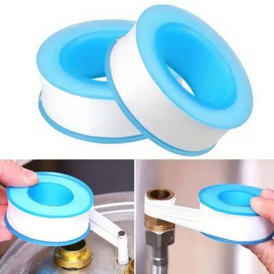 10Pcs Sealing Tape Leak-Proof Corrosion-Resistant Easy To Use White Anti-Aging Threaded Pipe Tape Garden Faucet