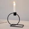 Irregular Shape Tabletop Candle Holders Metal Candle Stand New Candlelight Dinner Props  Bedroom