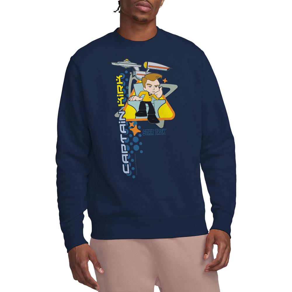 Star Trek Quogs Unisex Adult Captain's Chair Sweatshirt