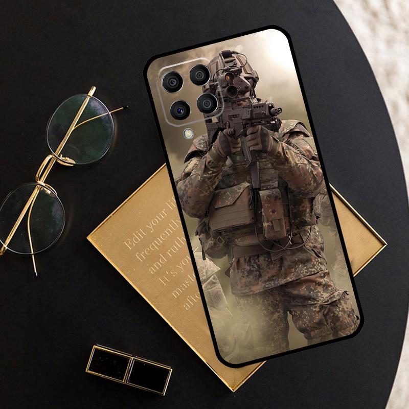 Hot Army soldier For Samsung Galaxy M06 M16 M12 M13 M14 M15 M35 M55 M34 M54 M33 M53 M21 M31 M11 M32 M52 Case