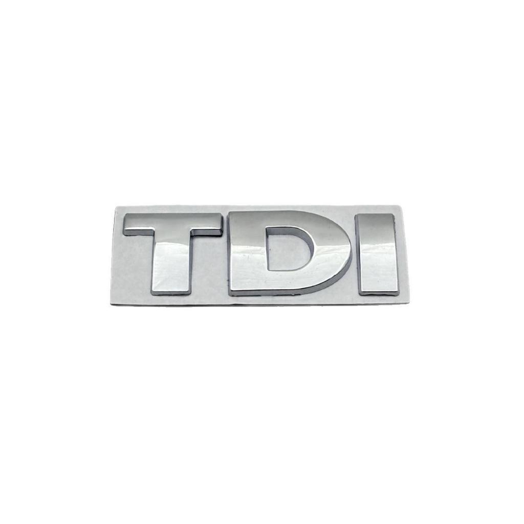 Volkswagen Series Metal TDI Car Stickers: Side, Rear, Grille Emblems & Sport/Displacement Stickers