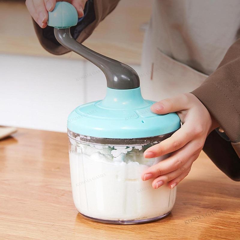 Eieraufschläger Handkurbel, Manueller Eieraufschläger, Handgekurbelter Sahnebereiter Handkurbel-Schneebesen Manueller Eieraufschläger Mixer Küchenbackwerkzeuge