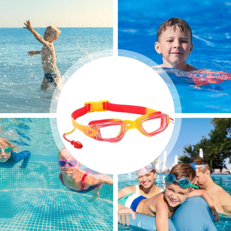 Swim Goggles Kids Anti Fog Swimming Goggles With Earplugs Swimming Glasses Waterproof Swim Glasses Swimming Goggles For Swimming