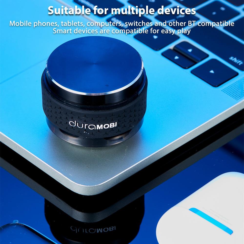 Bone Conduction Wireless BT Speaker Portable and Compact Mini Sound Box Color Neon Light Effects Music Player for Home Travel