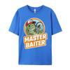 Master Baiter Grey Shirt Graphic Tee Adult High Quality Mens TShirt Punk Style