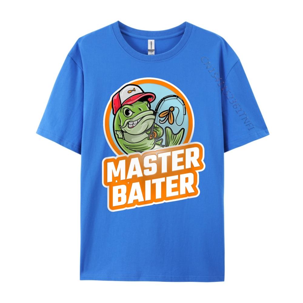 Master Baiter Grey Shirt Graphic Tee Adult High Quality Mens TShirt Punk Style