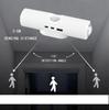 Magnetic Motion Sensor Night Light Rechargeable Smart RGB Gradient Wall Lamp for Bedroom Bathroom Closet Garden