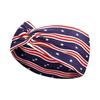 American Flag Headband: Elastic, Sweat-Absorbent for Yoga & Running on Independence Day