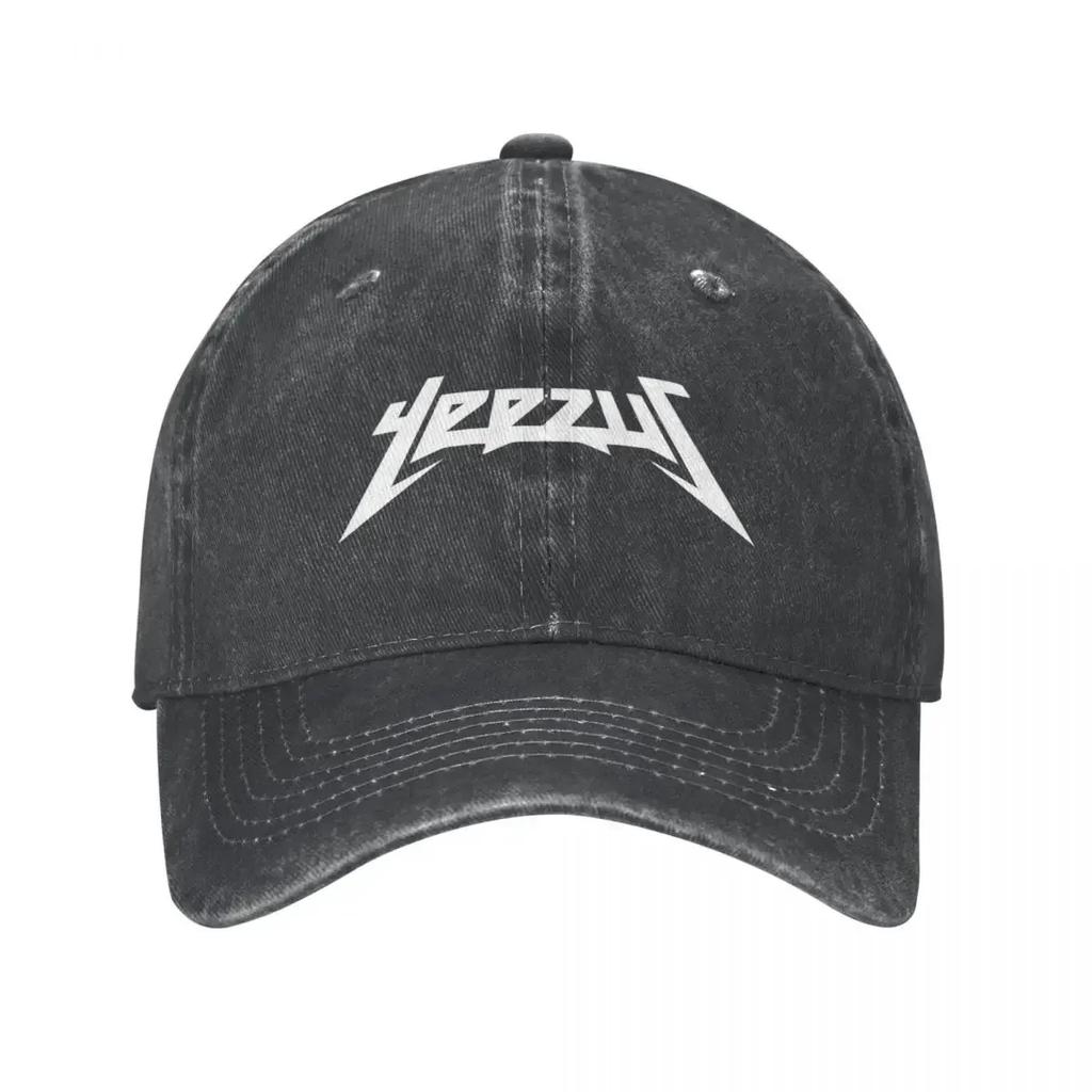 Kanye Logos Unisex Baseballkappe Hip Hop Used Baumwollkappen Hut Lässig Outdoor-Aktivitäten Sonnenschutzmütze