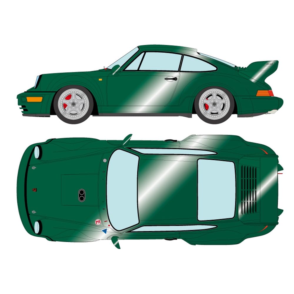 

MAKE UP VISION Porsche 911 Carrera RSR 1993 Металлик Лесной Зеленый Готовое изделие VM162I 1/43 (964) 3,8
