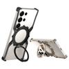 360° drehbarer magnetischer Halter Metall-Aluminiumlegierung für Samsung Galaxy S26 S24 S23 S22 S25 Ultra Getriebe-Rahmen Magnetische Handyhülle