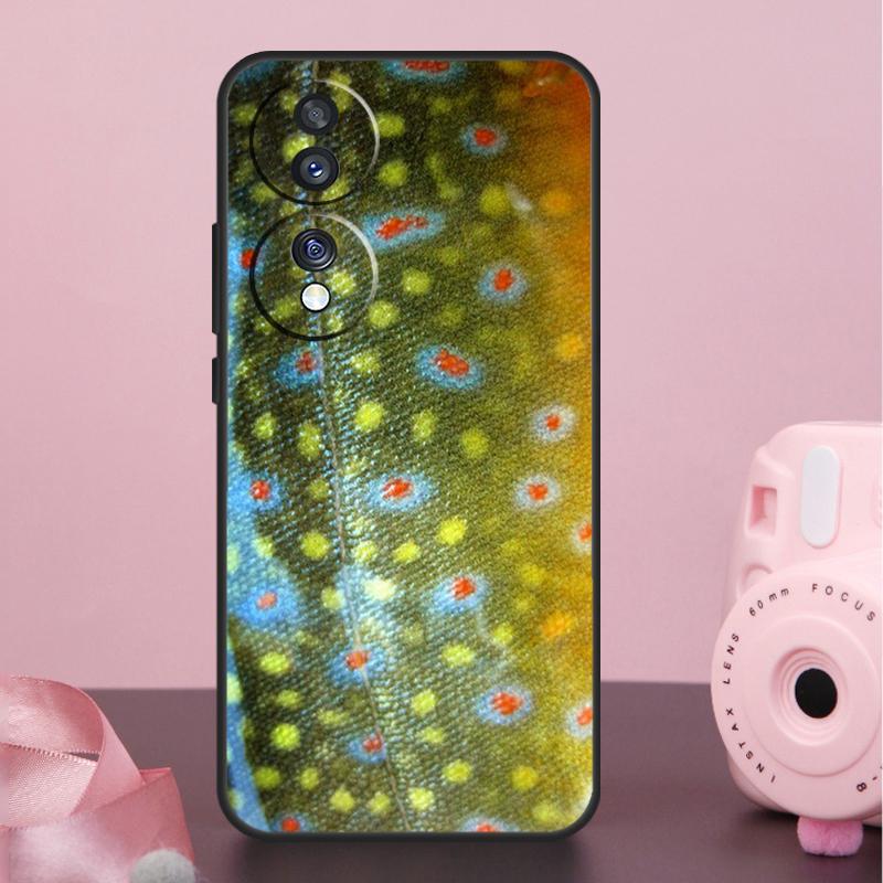 Brown Trout Fly Fishing Case For Honor 400 200 Pro 50 70 90 X9a X9b X9c X9d X8b X8c Win Magic 8 Pro 5 6 7 Lite Cover