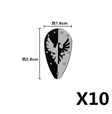 MOC Medieval Military Figures Weapons Building Blocks Knight Soldiers Shield Vest Armor Sword Ax Spear Bricks Toys Children